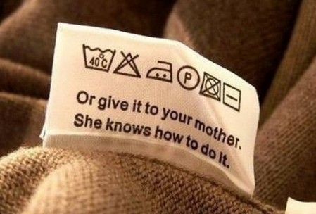 laundry tag or give it to your mother she knows how to do it 449x304