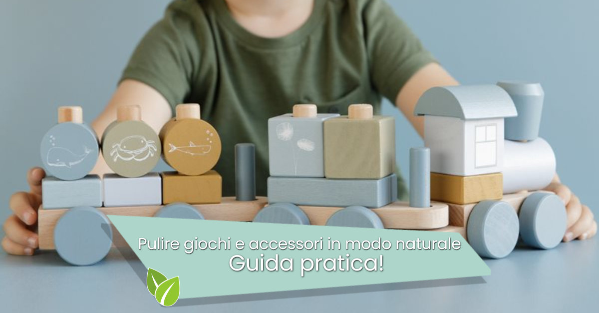 Pulire i giochi dei bambini